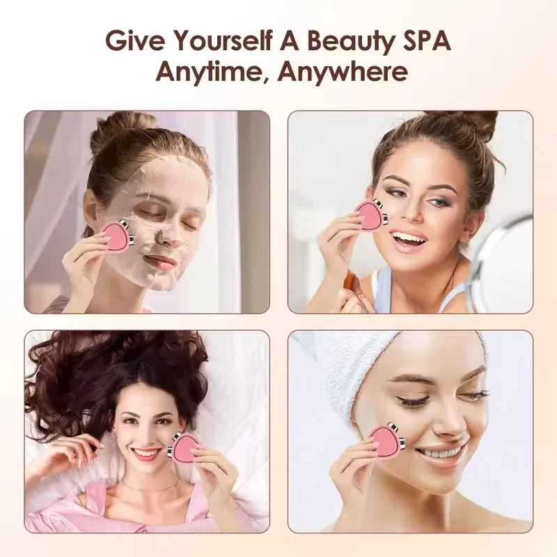 Mini instrumento de belleza para masaje Facial, portátil, con carga USB, multifuncional, cuidado de la piel, reafirmante Facial fino, masajeador Facial para el hogar - Image 2