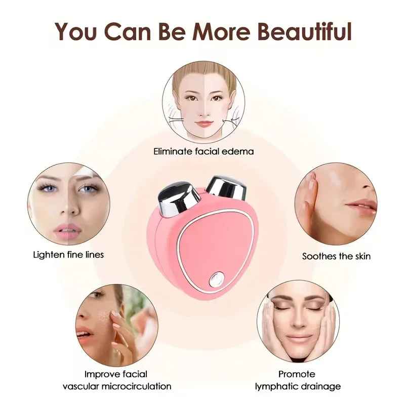 Mini instrumento de belleza para masaje Facial, portátil, con carga USB, multifuncional, cuidado de la piel, reafirmante Facial fino, masajeador Facial para el hogar - Image 4